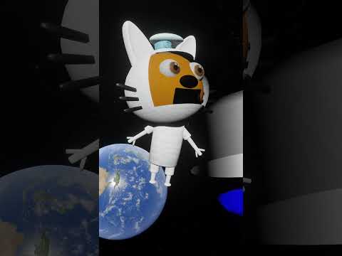 Видео: три кошака и космос