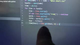 Python for everybody: python data structures week 6 assignment 10.4