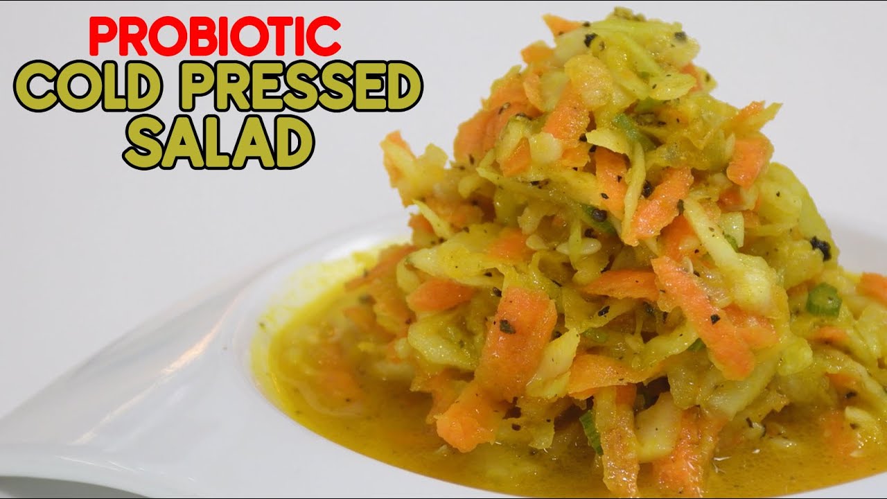 Cold Pressed Salad | Salad Recipe | ProBiotic Recipe | ChefHarpalSingh & Dhanashree | chefharpalsingh