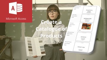 How to create a catalogue of products in Microsoft Access