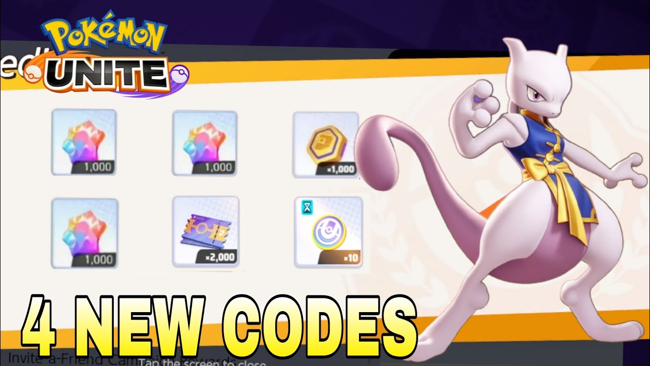 Pokemon Unite codes for December 2023