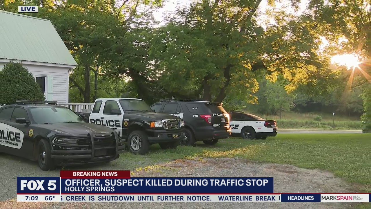 Officer, suspect killed during Holly Springs traffic stop YouTube