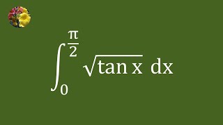 3rd method to evaluate the definite integral using basic techniques (Mis-509AA)