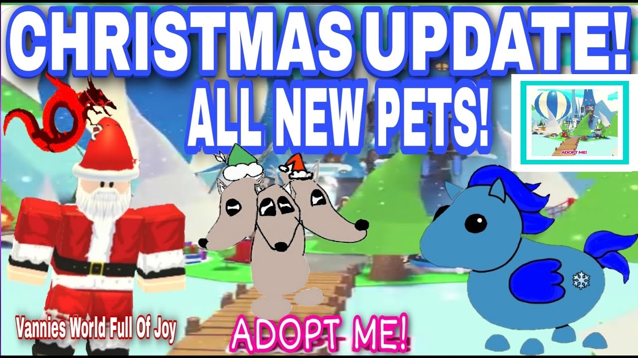 🎅🎄2020 ADOPT ME NEWEST CHRISTMAS LEAKS! NEWEST ADOPT ME CHRISTMAS