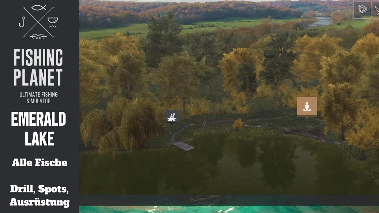 Fishing Planet - Emerald Lake Goldener Putzer Pose / 50cm / #8 Haken / Teig Bälle