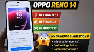 Oppo Reno 14 🔥 Benchmark + Heating & Gaming Test 😱 | My Honest Opinion & Buyer Guide!