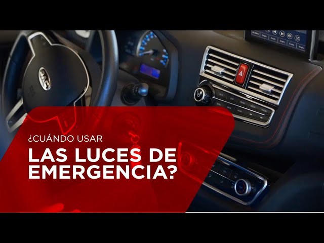 Luces de emergencia del coche: cuándo hay que encenderlas