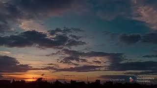 AMAZING SUNSET OCTOBER 31,2020 PAINTED SKIES VIDEO. BEAUTIFUL SUNSET VIDEO. COLORFUL CLOUDS