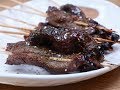 Grilled Teriyaki Steak Skewers