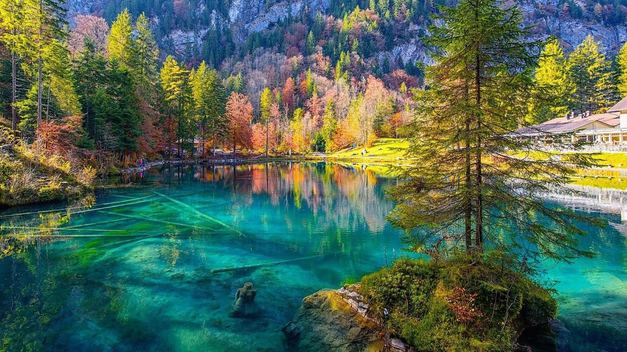 Blausee / Blue Lake - Bernese Oberland, Switzerland - YouTube
