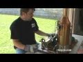 Vertical Steam Boiler & PM Research 6CI Steam Engine Demo