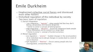 Lecture 3 - Suicide Theories