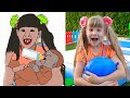 Diana and Roma help Oliver Escape the maze meme drawing video😆| can they find the keys | drawing