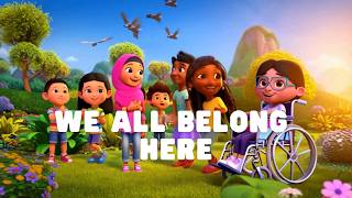 We All Belong Here 🌍 Inclusion Song for Kids | Kindness, Diversity & Acceptance. #moralkidzwiz