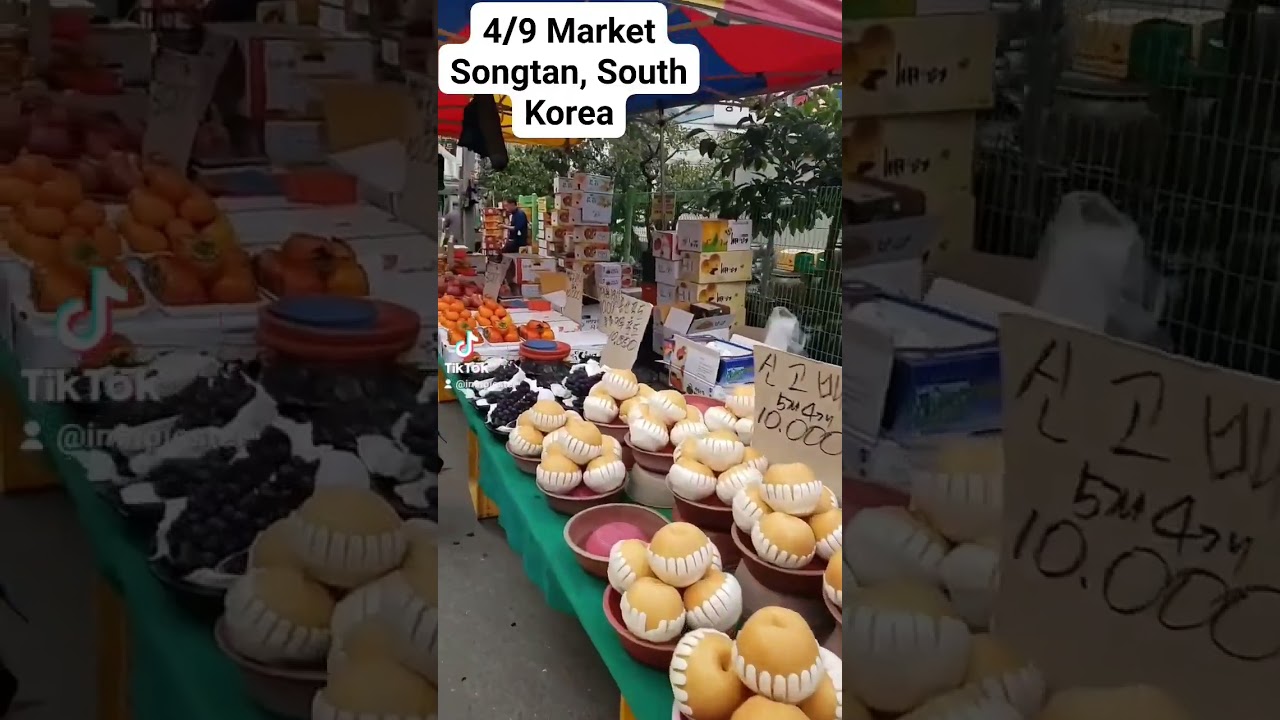 South Korea Street Market Songtan 4/9 