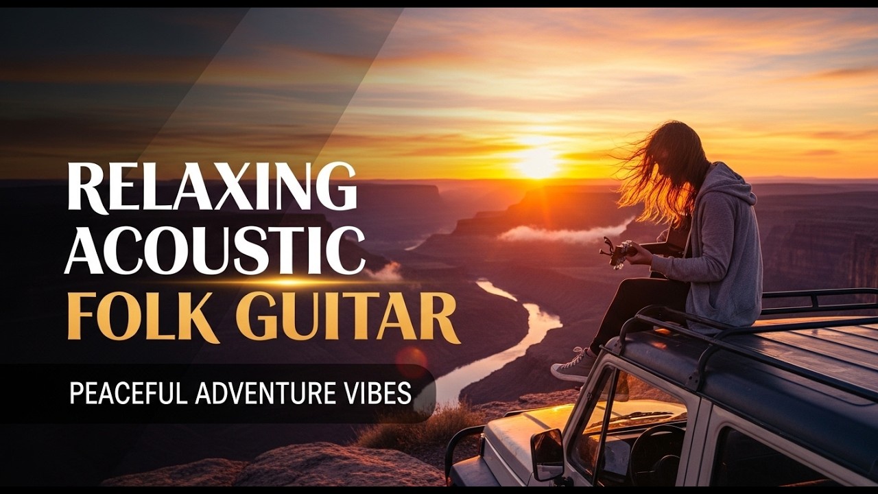 Relaxing Acoustic Guitar Instrumental | Peaceful Adventure Sunset Moments