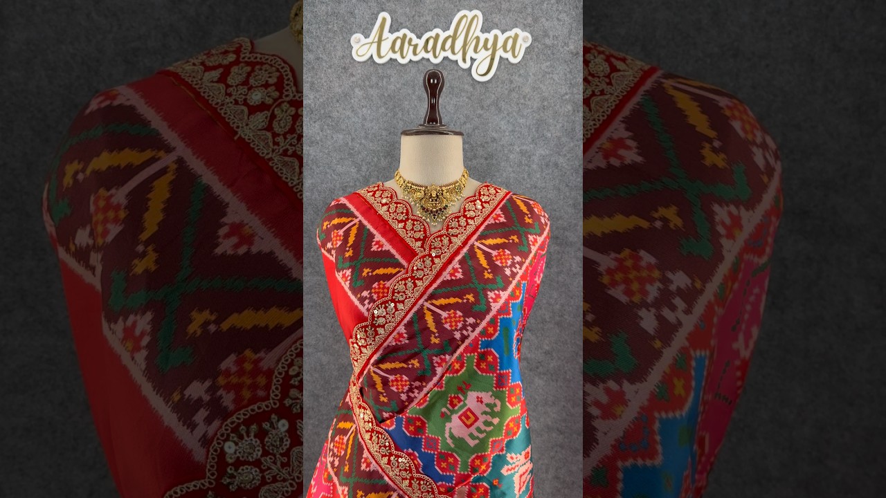 Latest Shilpa Shetty Inspired Designer Patola Printed Saree