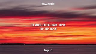 Saweetie - Tap In (Clean - Lyrics)