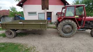 NAPRAVIO SAM KOČNICE NA PRIKOLICI ZA TRAKTOR IMT 533 NAPRAVIO SAM KOČNICE NA PRIKOLICI ZA TRAKTOR IMT 533