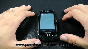 How to unlock At&t Samsung Solstice 2 A817