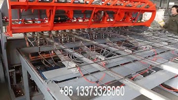 automatic 4-8mm steel rebar wire mesh panel welding machine