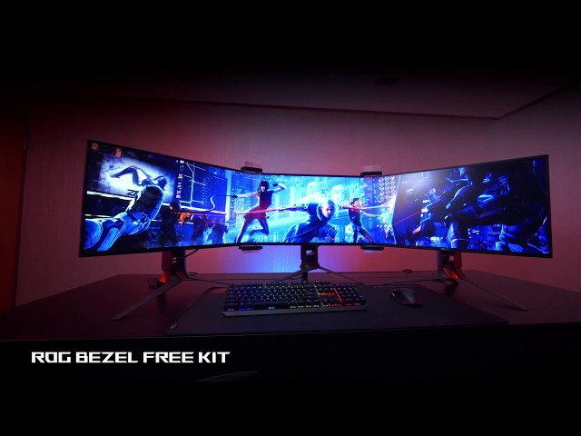 Create a Bezel Free Display with the ROG Bezel Free Kit 