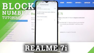 How to Block Number in REALME 7i - Avoid Calls & Messages