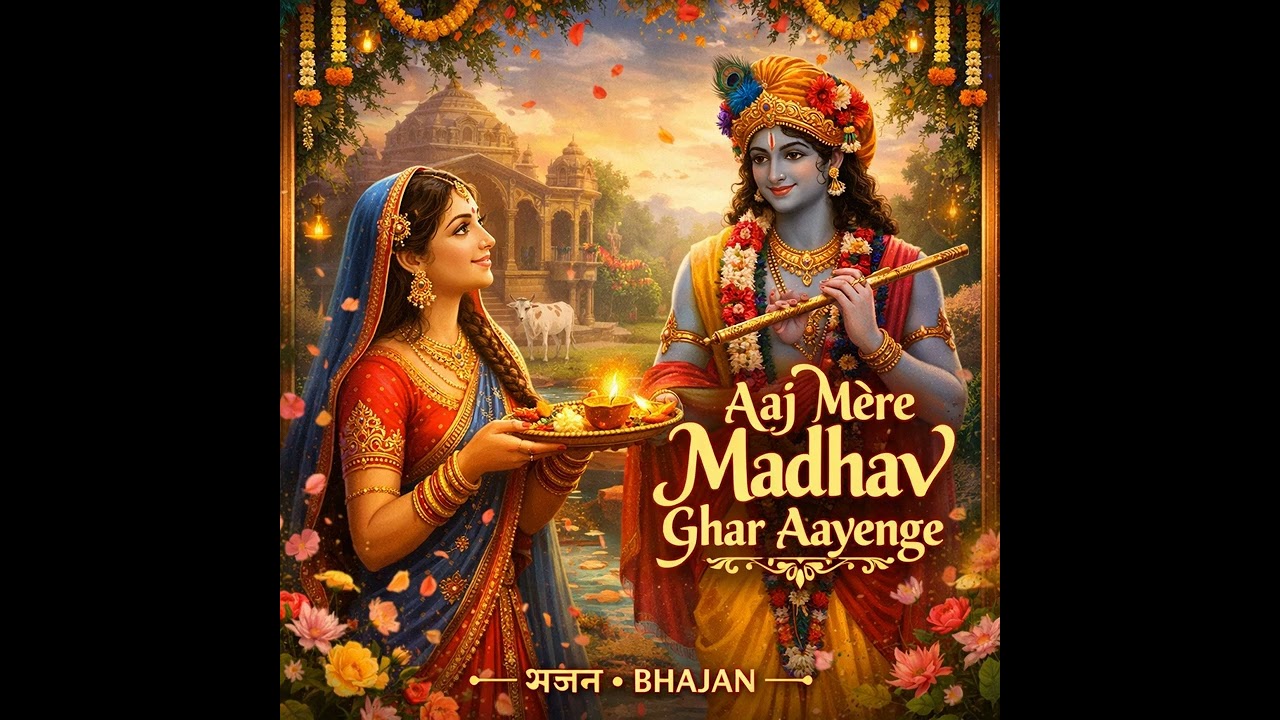 Aaj Mere Madhav Ghar Aayenge | Soulful Hare Krishna Maha Mantra 🙏✨