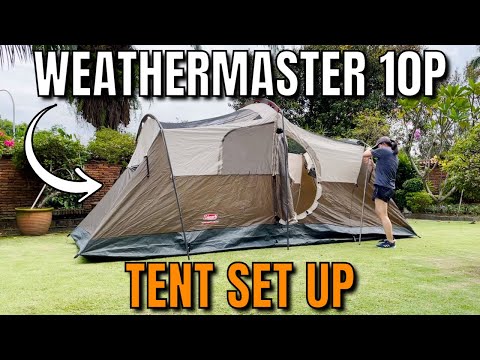 How to Set Up the Coleman WeatherMaster 10-Person Tent