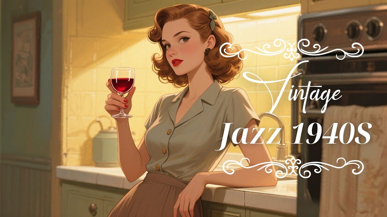 Vintage Kitchen Jazz π· Savor The Warm Glow Of 1940s Nights And Timeless Old Jazz Vintage Kitchen Jazz π· Savor The Warm Glow Of 1940s Nights And Timeless Old Jazz