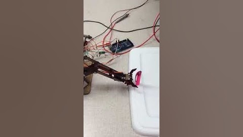 Robot arm with 4 servo motor by arduino