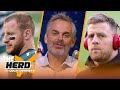 I don't buy J.J. Watt in Cleveland, talks Carson Wentz trade options — Colin | NFL | THE HERD