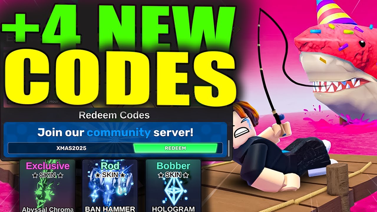 ALL WORKING CODES FOR FISH IT IN DECEMBER 2025! ROBLOX FISH IT CODES ...
