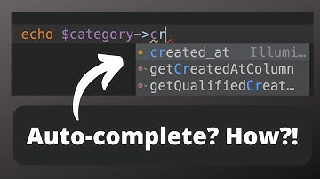 Autocomplete Eloquent Properties with Laravel IDE Helper