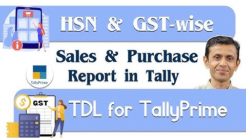 HSN & GST-wise Sales & Purchase Report in Tally | TDL for TallyPrime