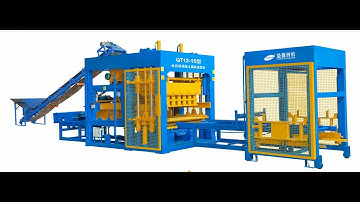 Yixin Machinery Block Making MACHINE QT12-15 color paver