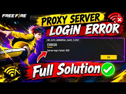 BR Auth Abnormal Game Client Error | Proxy Server Login Issue | Proxy Server Problem Fix