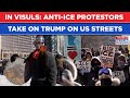 Watch Anti-ICE Protestors Take On Trump On US Streets| New Order Shows Prez Buckling Under Pressure?