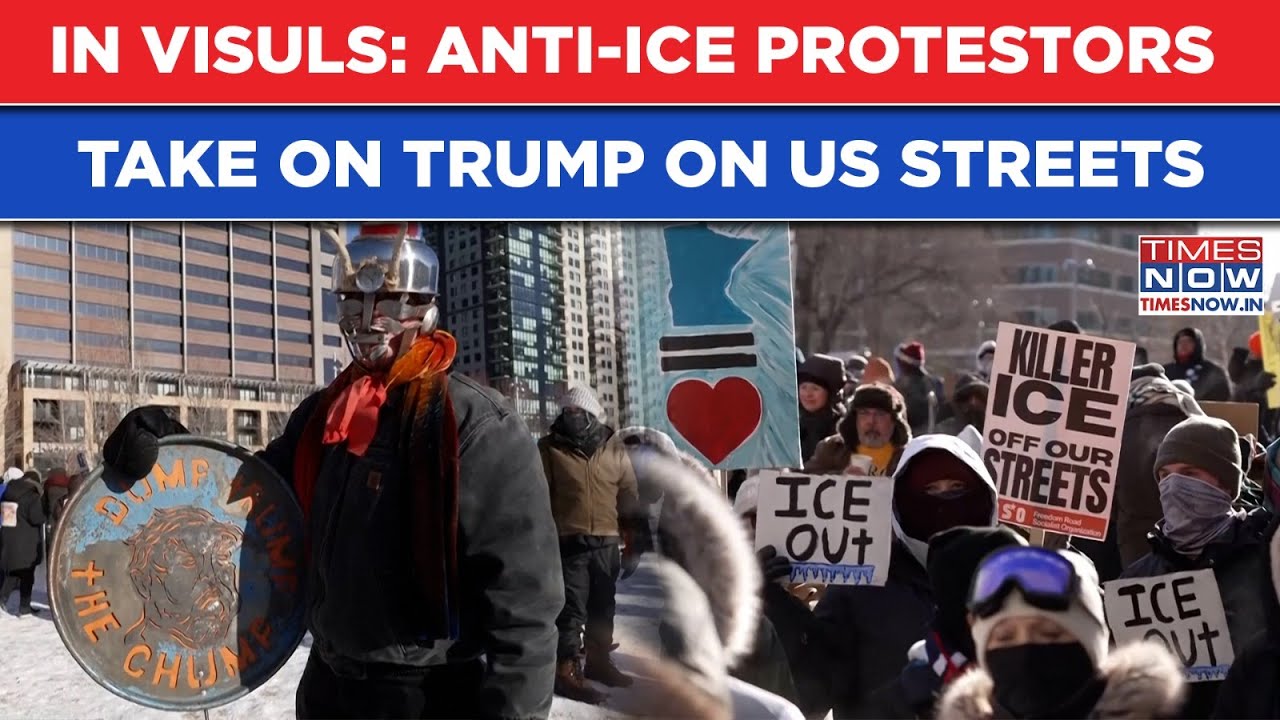 Watch Anti-ICE Protestors Take On Trump On US Streets| New Order Shows Prez Buckling Under Pressure?