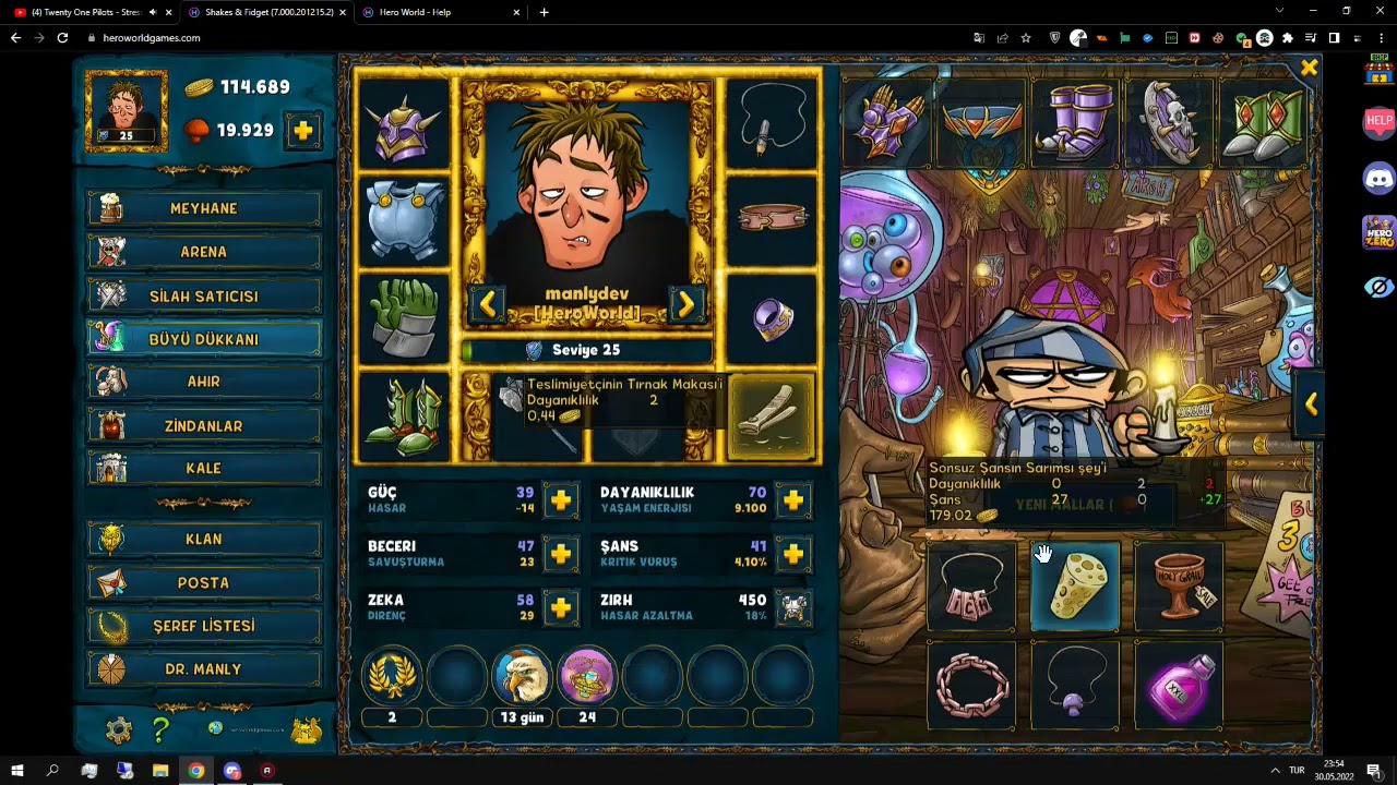 SFGAME SHAKES & FIDGET NEW PRIVATE NOWY PRYWATNY SERWER MULTILANGUAGE 20.000 MUSHROOMS LINK IN DESCR