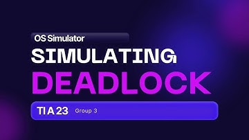 SIMULATING DEADLOCK ON THE OPERATING SYSTEM || OS-SIMULATOR ||