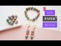 How to Make Paper Beads at Home| Handmade Round Beads | Easy DIY Paper Bead Tutorial for Beginners