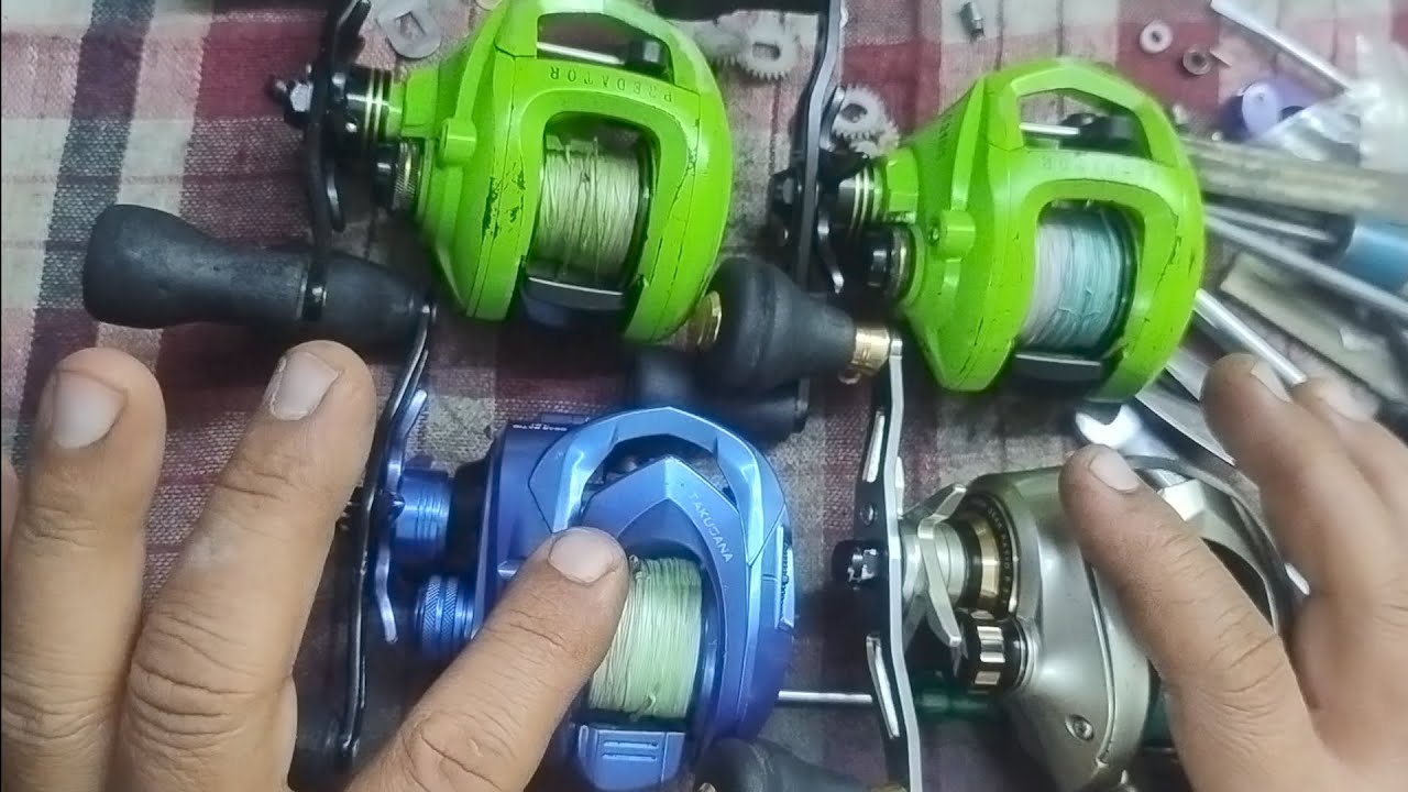 4 Bait Casting Reel Ko Kiya Upgrade by MHD Salim Ustad fishing King 