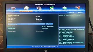 How to Change Image execution policy in BIOS on Gigabyte Motherboard