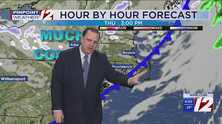 WPRI 12 Weather Forecast for 12/4/25:  Snow shower today, then very cold