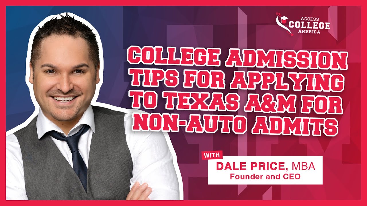 ACA SHORT: College Admission Tips for Applying to Texas A&M for Non ...