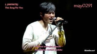 [INDO SUB] Kim Myungsoo (L) INFINITE  - This Song is For You