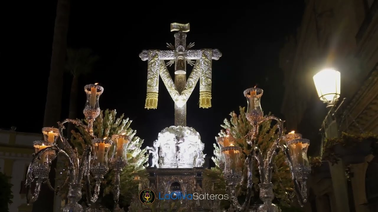 Himno a la Santa Cruz | Hdad. Santa Cruz Calle Cabo (La Palma del Condado) 2025