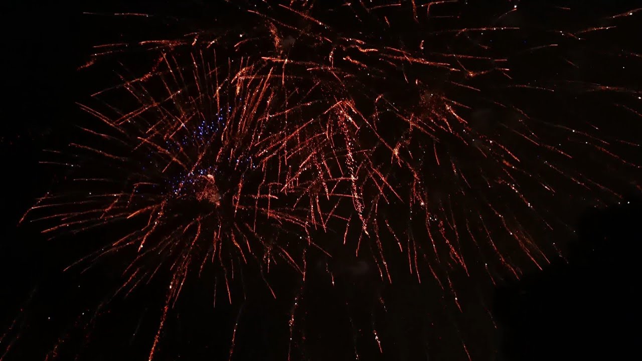 Novoroční ohňostroj 2024 - Ostrava Jih (1.1.2024)