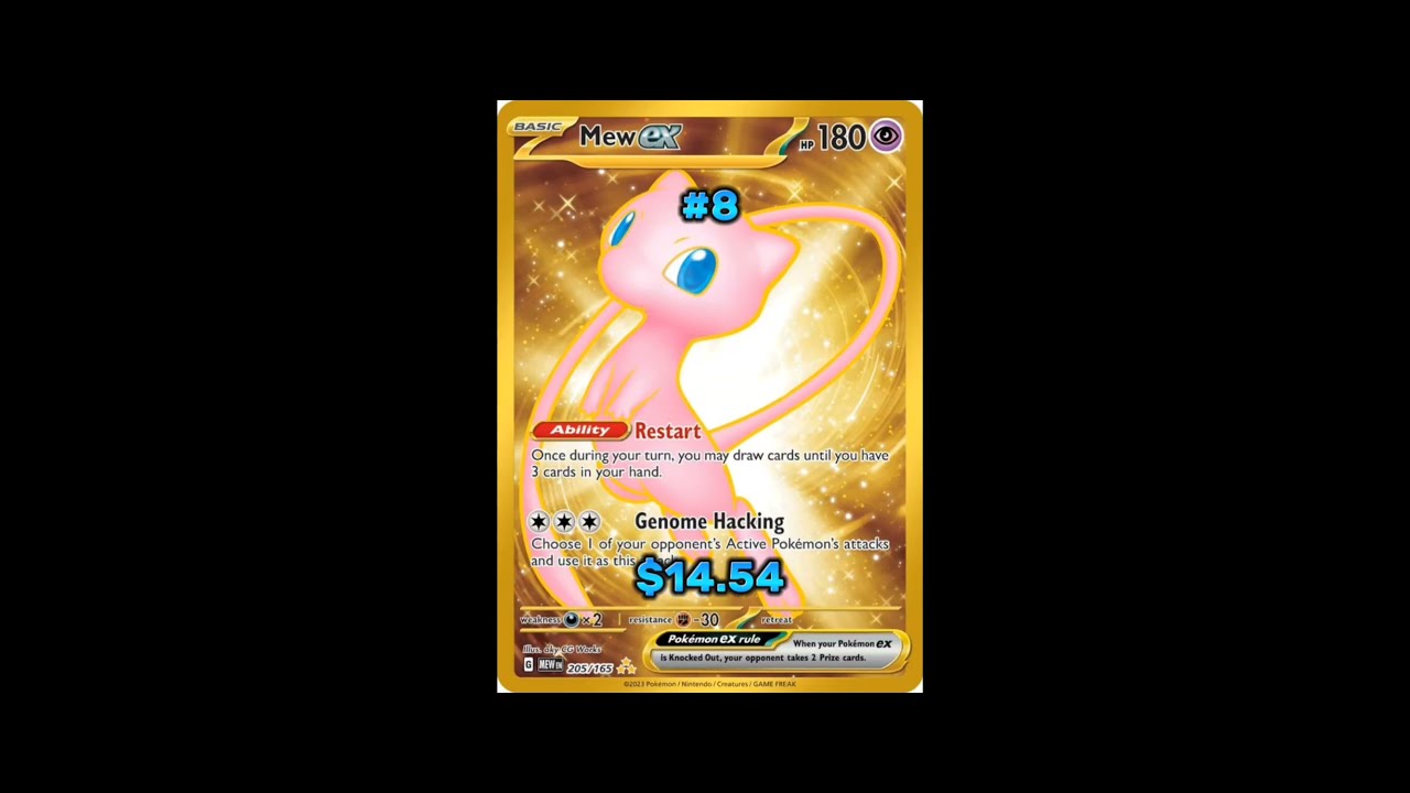 TOP 10 MEW POKEMON CARDS I M GOOD Pokemon Cards Mew
